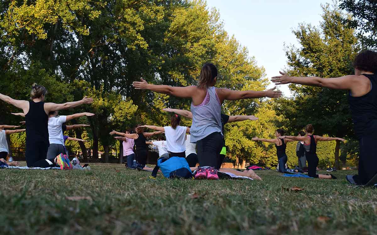 Cedar Inn Yoga Session